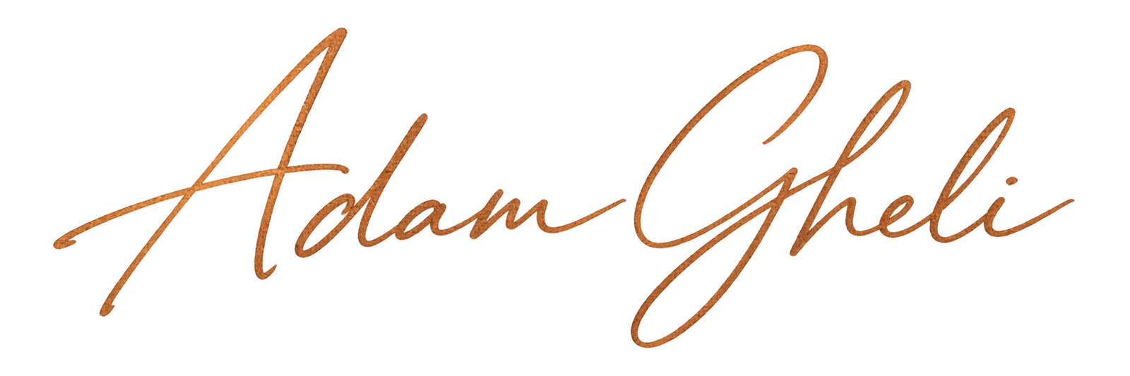 Adam Gheli handwritten signature